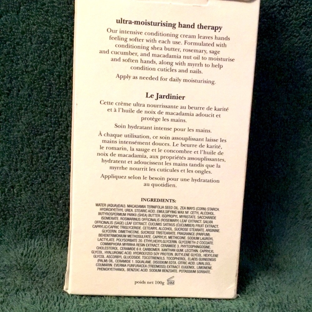 Crabtree & Evelyn Gardeners Ultra-Moisturising Hand Therapy - Picture 3 of 3